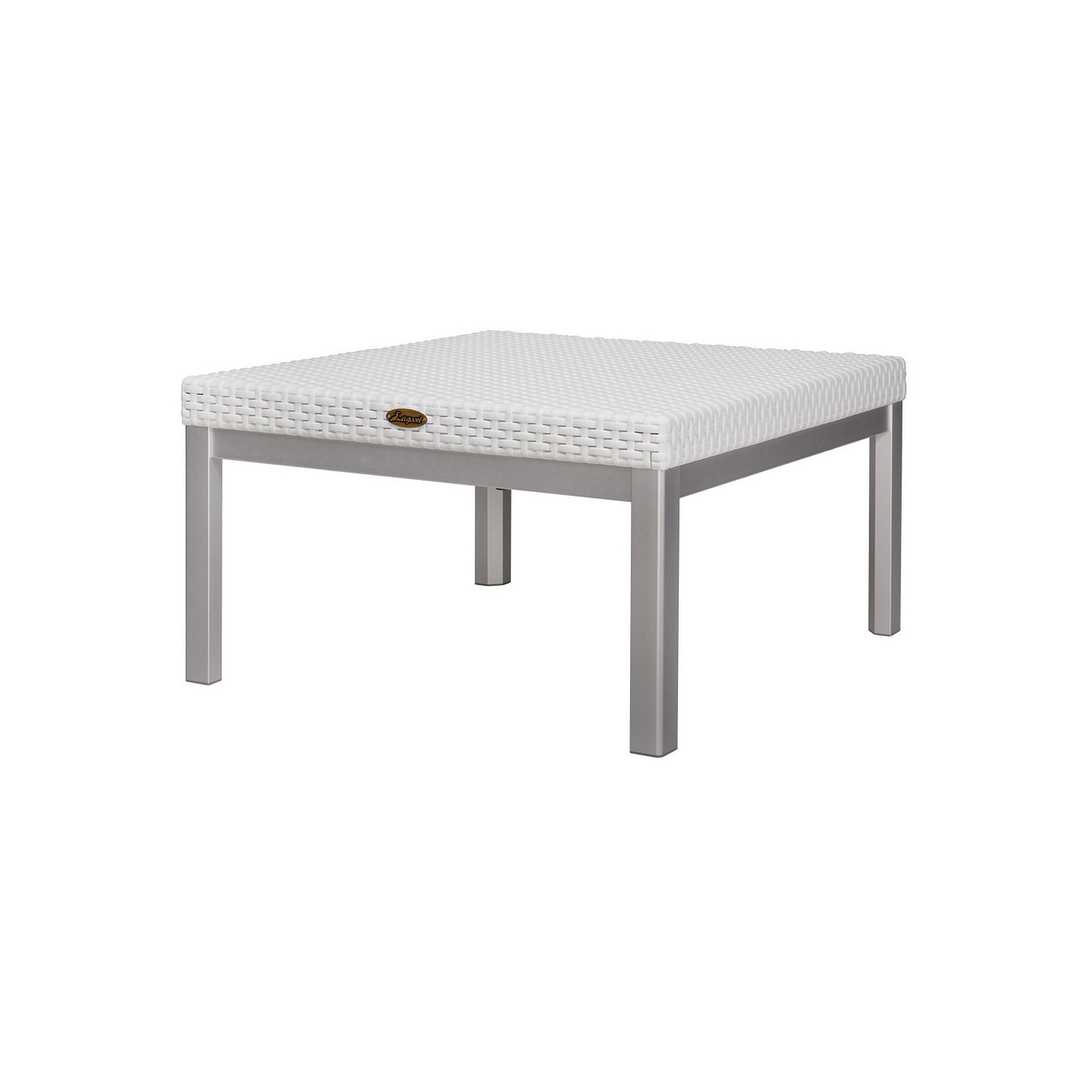 Lagoon Russ Rattan Coffee Table, White