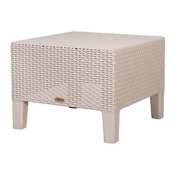 Lagoon Magnolia Rattan Side Table