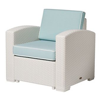 Lagoon Magnolia Rattan Club Chair