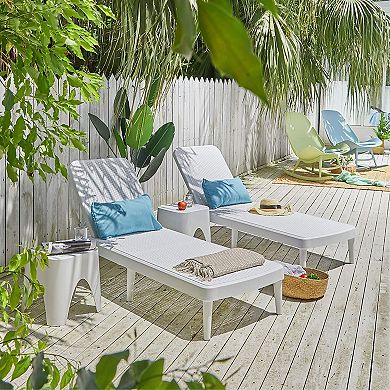 Lagoon Tahiti Rattan Chaise Lounge