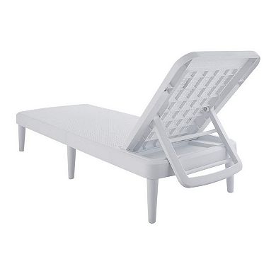 Lagoon Tahiti Rattan Chaise Lounge