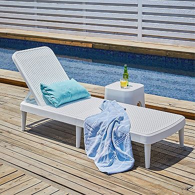 Lagoon Tahiti Rattan Chaise Lounge