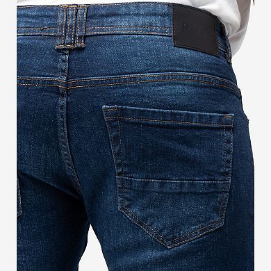 Men's Slim Stretch Moto Jeans