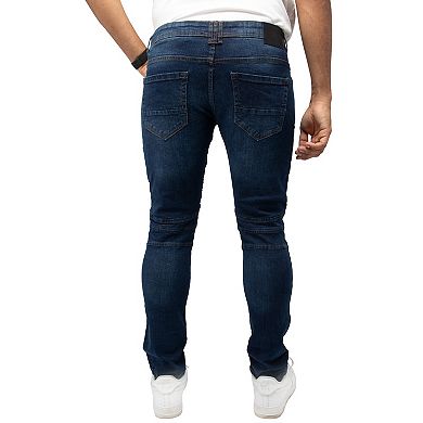 Men's Slim Stretch Moto Jeans