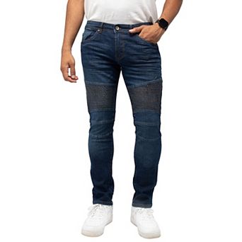 Men's Slim Stretch Moto Jeans