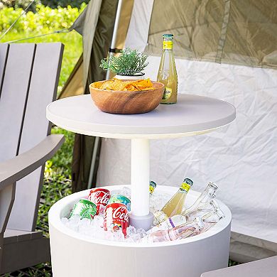 Lagoon Cancun All Weather 2-in-1 Side Table & Cooler