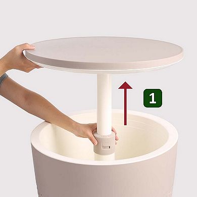 Lagoon Cancun All Weather 2-in-1 Side Table & Cooler