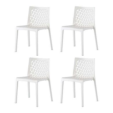 Lagoon Milan Stackable Dining Chair 2-piece Set
