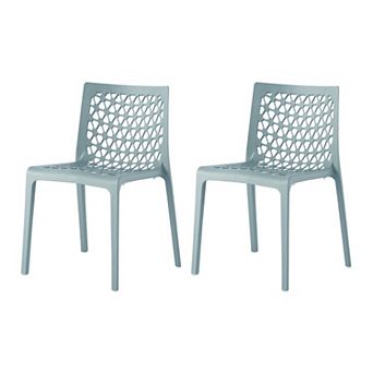 Lagoon Milan Stackable Dining Chair 2 pc Set
