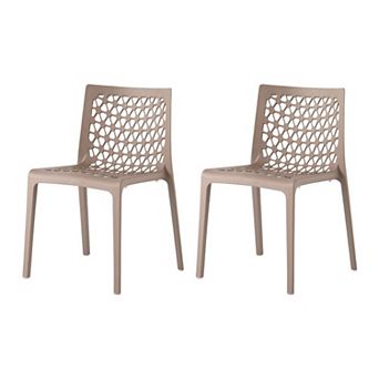 Lagoon Milan Stackable Dining Chair 2 pc Set