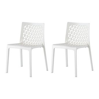 Lagoon Milan Stackable Dining Chair 2 pc Set