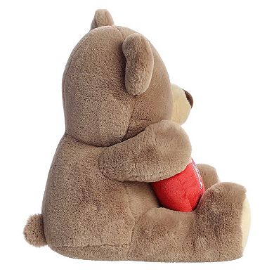 Aurora Large Brown Valentine 18" Love Bear Heartwarming Stuffed Animal