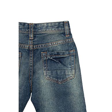 Toddler Boys 2t-4t Boys Fashion Rip And Repair Five Pocket Jeans