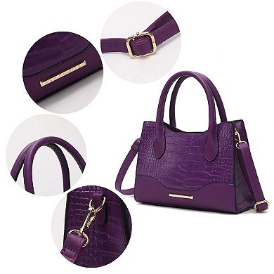 Mkf Collection Gili Crocodile Embossed Women’s Tote Bag By Mia K