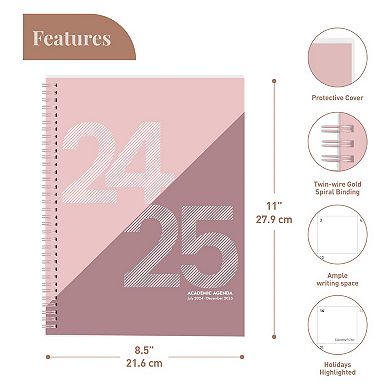 Rileys & Co 2024-2025 18-month Geographic Academic Weekly & Monthly Planner