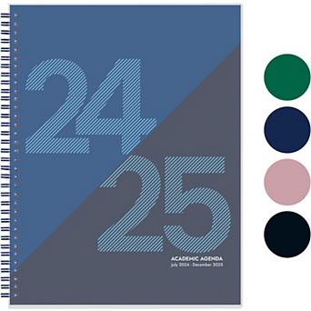 Rileys & Co 2024-2025 18-month Geographic Academic Weekly & Monthly Planner