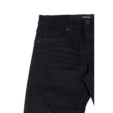 Boys 4-7 Fashion Rip & Repair Jeans With Stretch