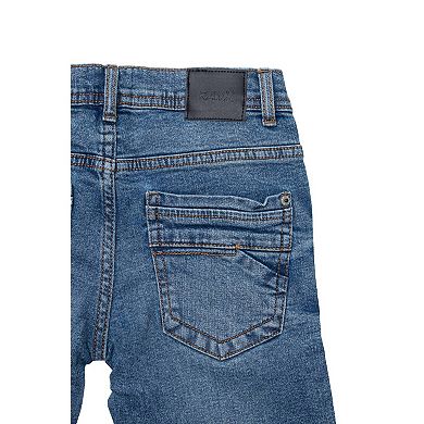 Boys 4-7 Fashion Rip & Repair Jeans With Stretch