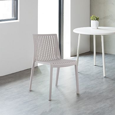 Lagoon Milos B Stackable Side Chair 2-piece Set