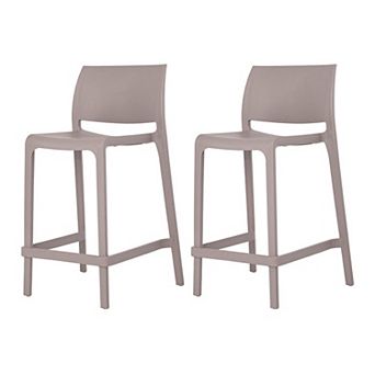 Lagoon Sensilla Stackable Counter Stool 2 pc Set
