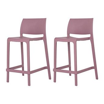 Lagoon Sensilla Stackable Counter Stool 2 pc Set