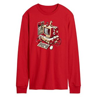 Men's Retro 90s PC Long Sleeve Graphic Tee