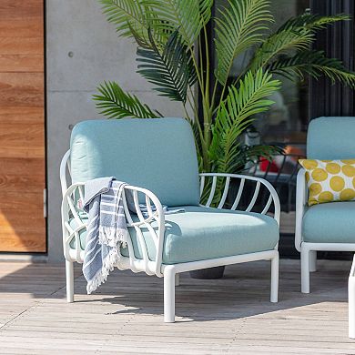 Lagoon Laurel Club Chair