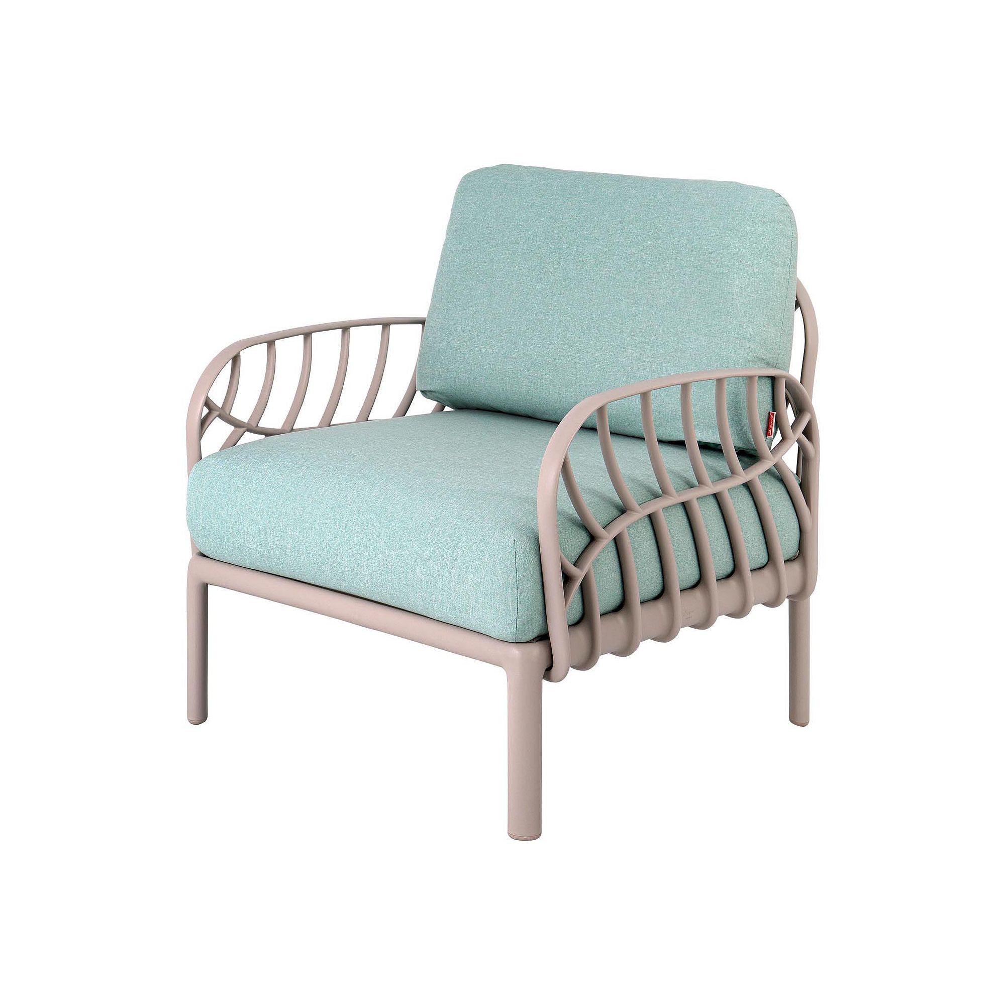 Lagoon Laurel Club Chair, Gray Seafoam