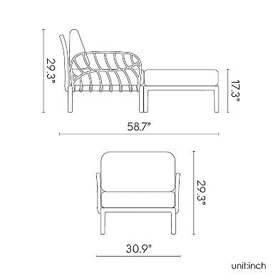 Lagoon Laurel Chaise Lounge