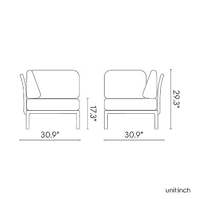 Lagoon Laurel Corner Seat