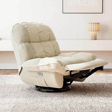 Grayson, Electric Recliner Chair Rocking Swivel With Storage