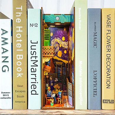 Diy 3d Book Nook Kit Vincent's World 80pcs