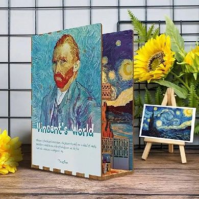 Diy 3d Book Nook Kit Vincent's World 80pcs