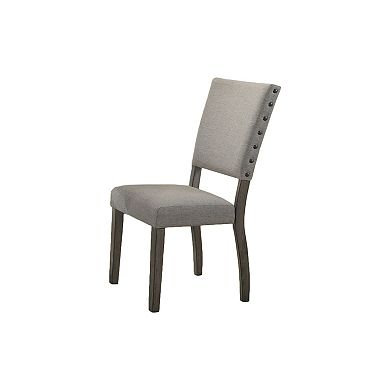 Best Master Anna Fabric Upholstered Side Chair (Set of 2)