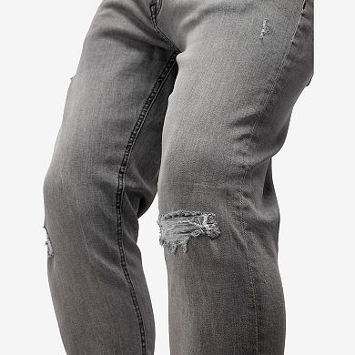Men's Slim Stretch Rip And Repair Jeans