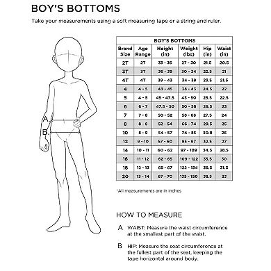 Toddler Boys 2t-4t Fashion Rip & Repair Jeans With Details On Knee