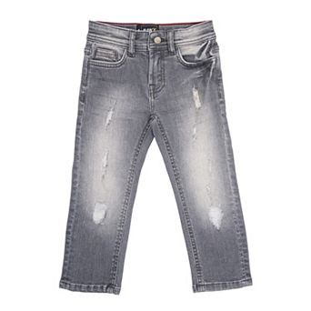 Toddler Boys 2t-4t Fashion Rip & Repair Jeans With Details On Knee