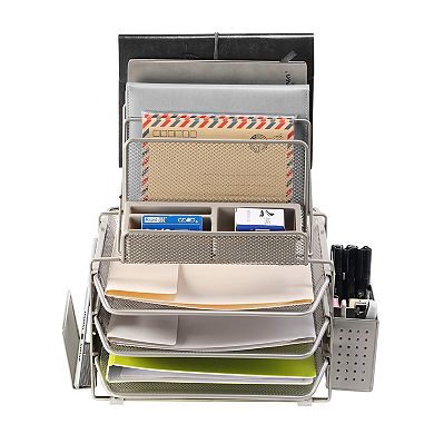 Stackable Mesh Desk Organizer