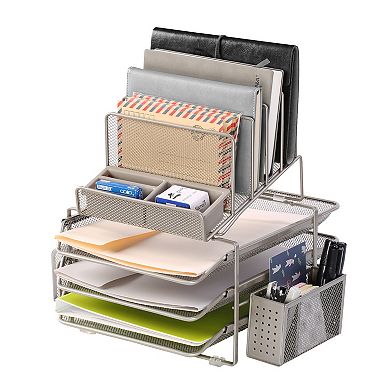 Stackable Mesh Desk Organizer