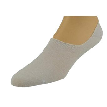 Performance Combed Cotton Invisible Socks With Silicone 3 Pair Pack
