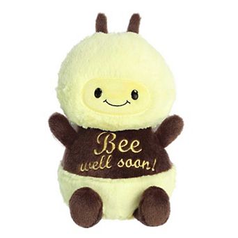 Aurora Medium Yellow Just Sayin' 8" Bee Well Soon Witty Stuffed Animal