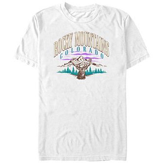 Big & Tall Rockey Mountains Colorado Graphic Tee