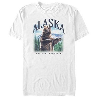 Big & Tall Alaska The Last Frontier Graphic Tee