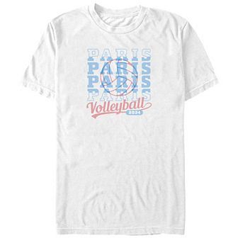 Big & Tall Paris Volleyball 2024 Graphic Tee