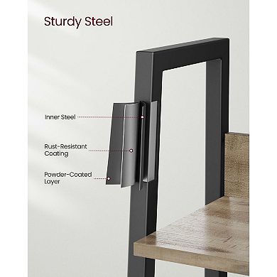 Inner steel construction with rust-resistant coating cross-section diagram