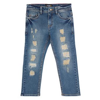 Boys Rawx Heavy Distressed Jeans