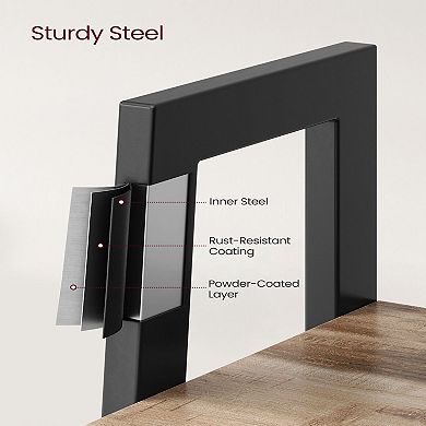 4-tier Bookshelf And Black