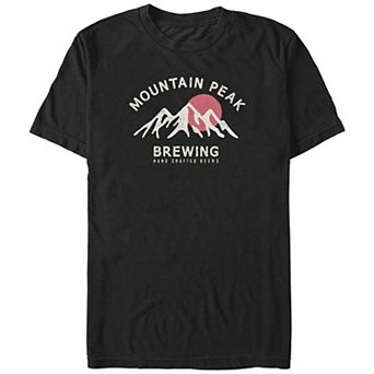 Big & Tall Mountain Peek Brewing Graphic Tee