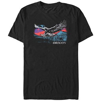 Big & Tall Oregon Flying Eagle Graphic Tee