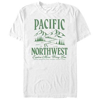 Big & Tall Pacific Northwest Graphic Tee